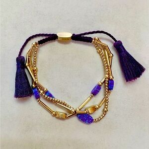 Kendra Scott purple opal bracelet